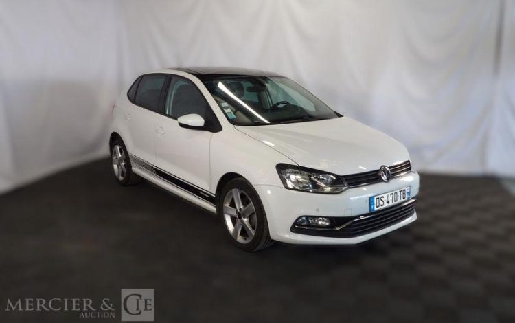 VOLKSWAGEN POLO 1.4 TDI 90CH BLUEMOTION SPORT LINE BLANC DS-470-TB