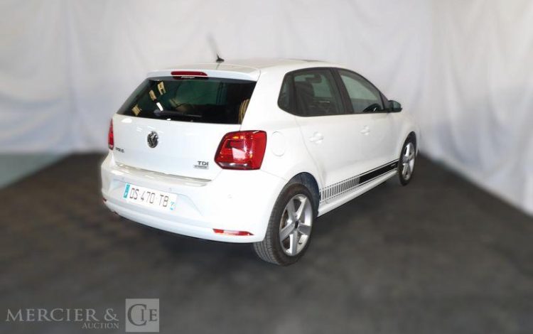 VOLKSWAGEN POLO 1.4 TDI 90CH BLUEMOTION SPORT LINE BLANC DS-470-TB