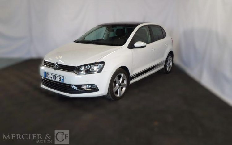 VOLKSWAGEN POLO 1.4 TDI 90CH BLUEMOTION SPORT LINE BLANC DS-470-TB