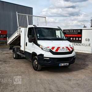 IVECO 35C13  BENNE SIMPLE CABINE COFFRE BLANC DV-708-LQ
