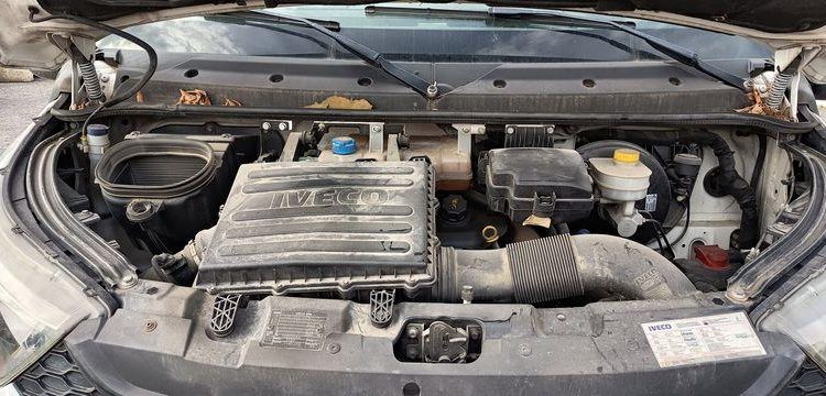 IVECO 35C13  BENNE SIMPLE CABINE COFFRE BLANC DV-708-LQ