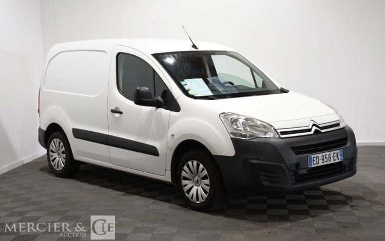 CITROEN BERLINGO UTILITAIRE PHASE 2 L1 600 KG 1,6 HDI FAP 90CV – DIESEL – 234124 KMS BLANC ED-956-EK
