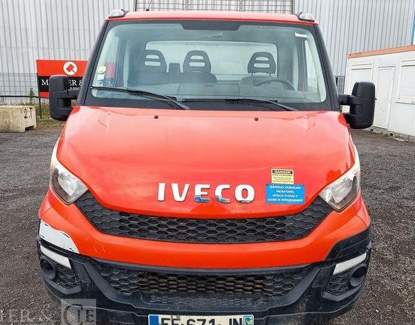 IVECO 35C13 BENNE SIMPLE CABINE COFFRE  EF-671-JN