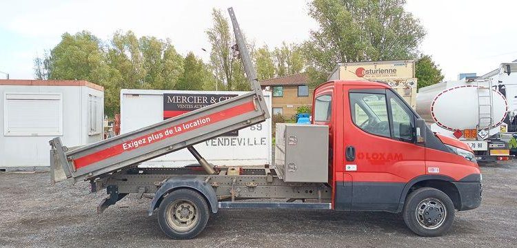IVECO 35C13 BENNE SIMPLE CABINE COFFRE  EF-671-JN