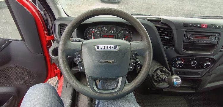IVECO 35C13 BENNE SIMPLE CABINE COFFRE  EF-671-JN