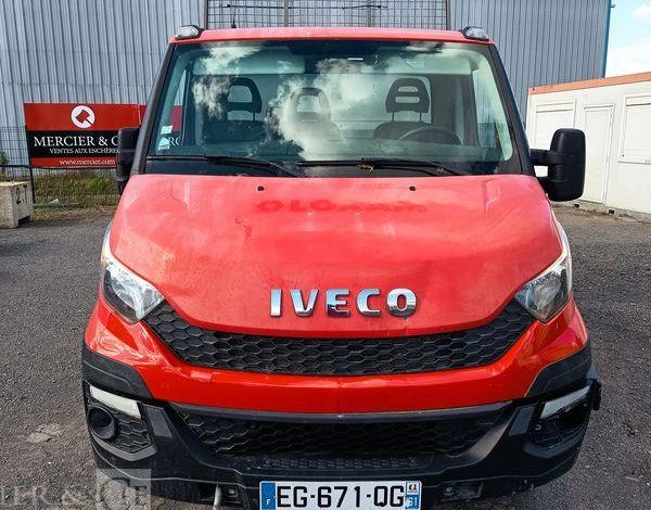IVECO 35C13 BENNE SIMPLE CABINE COFFRE  EG-671-QG