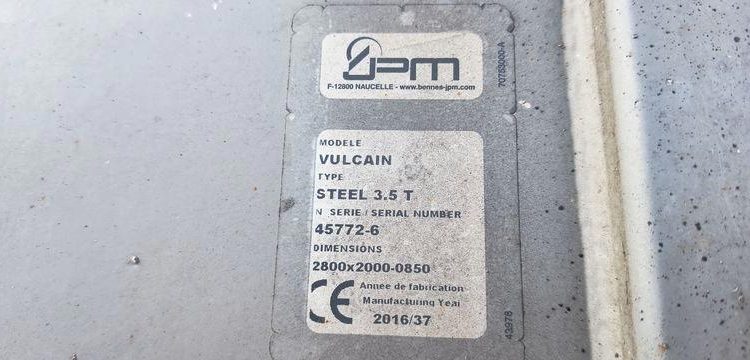 IVECO 35C13 BENNE SIMPLE CABINE COFFRE  EG-671-QG