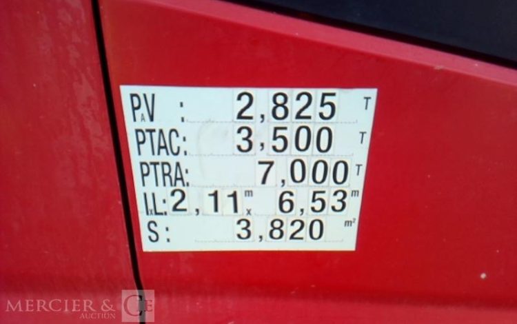 IVECO 35C13 BENNE DOUBLE CABINE  EG-814-TB