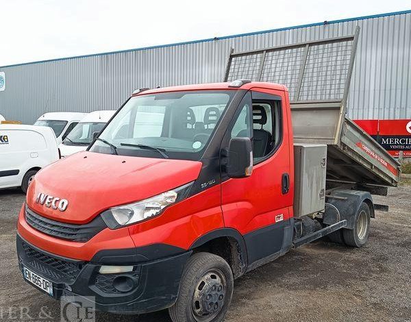 IVECO 35C12 BENNE SIMPLE CABINE COFFRE  EN-665-DP
