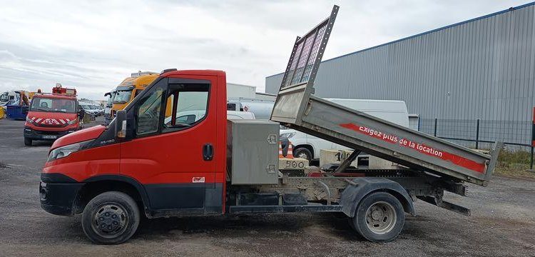 IVECO 35C12 BENNE SIMPLE CABINE COFFRE  EN-665-DP
