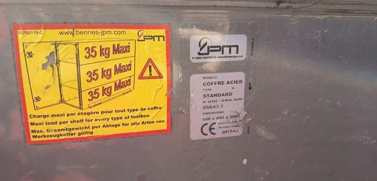 IVECO 35C12 BENNE SIMPLE CABINE COFFRE  ES-764-AS