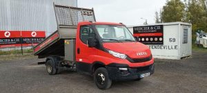 IVECO 35C12 BENNE SIMPLE CABINE COFFRE  EY-550-GC