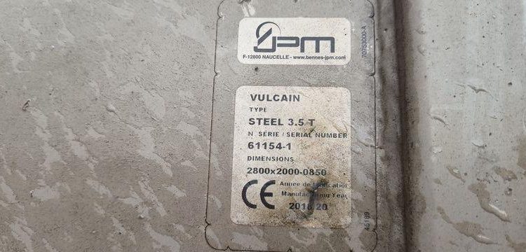 IVECO 35C12 BENNE SIMPLE CABINE COFFRE  EY-550-GC