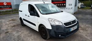 PEUGEOT PARTNER PHASE 2 L1 600KG 1.6 BLUE HDi FAP FOURGON 99 CV – DIESEL – 110292 KMS – BLANC EZ-653-XF