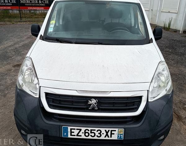 PEUGEOT PARTNER PHASE 2 L1 600KG 1.6 BLUE HDi FAP FOURGON 99 CV – DIESEL – 110292 KMS – BLANC EZ-653-XF