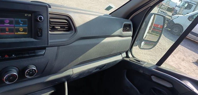 RENAULT MASTER R3500RJ 2,3 DCI 16V 165CV BENNE AVEC COFFRE ACIER DIESEL – 64896 KMS – BLANC GD-865-TA