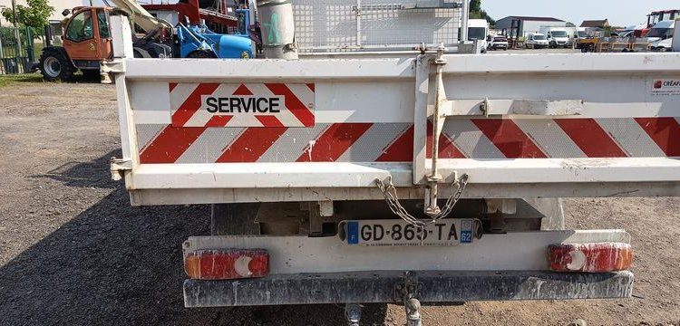 RENAULT MASTER R3500RJ 2,3 DCI 16V 165CV BENNE AVEC COFFRE ACIER DIESEL – 64896 KMS – BLANC GD-865-TA