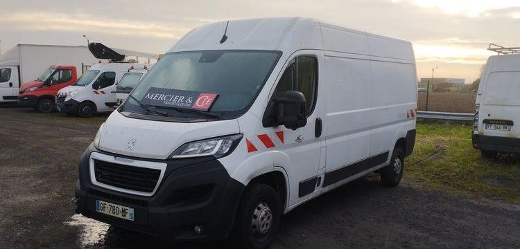 PEUGEOT BOXER 2.2 BLUE HDI S&S 140CV FOURGON RALLONGE REHAUSSE BLANC GF-780-MF