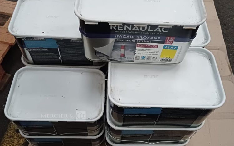 autre Lot de 22 sceaux de peinture pour façade siloxane , conditions extrêmes , effet  609