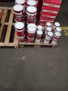 autre Lot comprenant 16 sceaux de 3L de laque émail finition bois et métal , CASSIOPEE  617