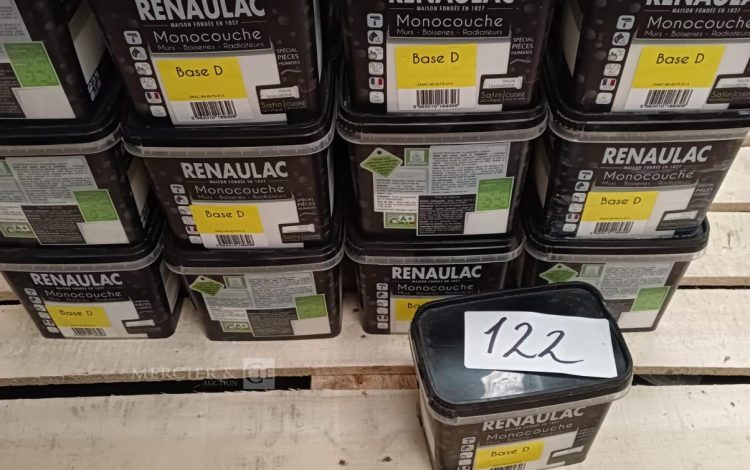 autre Lot de 49 sceaux de peinture de 0,75L , Base D ,spécial pièces  humides , couleu  618