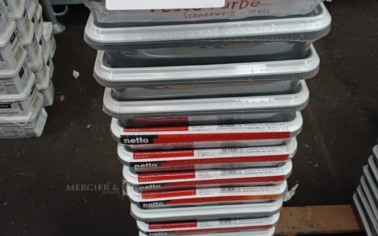 autre Lot de 20 boites de peinture 2,5L , couleur blanche , idéale pour les plafonds ,  619