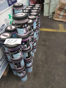 autre Lot de 78 sceaux de peinture de 0,43L , couleur Rose Blush , finition Extra Matt  623