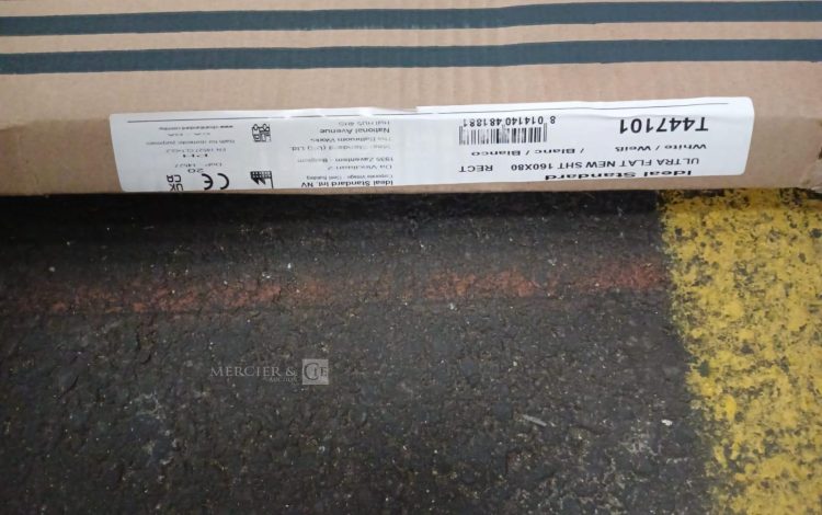 autre Lot de 2  bac à douche de 160cm x 80cm Ultra Flat NEW SHT , white , marque Ideal  626
