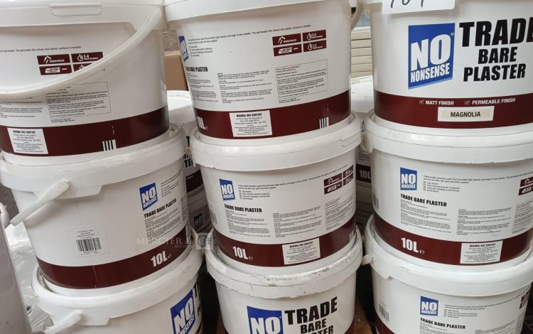 autre Lot de 15 sceaux de peinture  de 10L , couleur Magnolia , finition mat , TRADE B  660