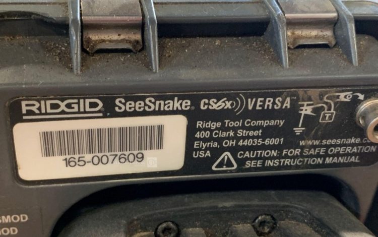 RIDGID CS6X VERSA  CAM010338