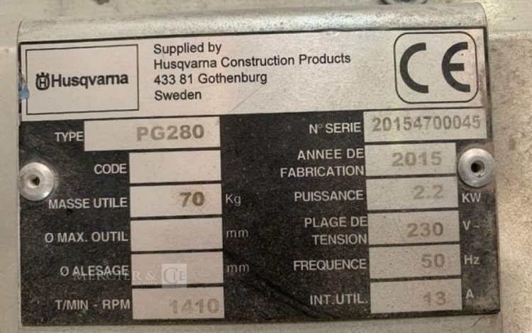 HUSQVARNA PG280  SUR010519