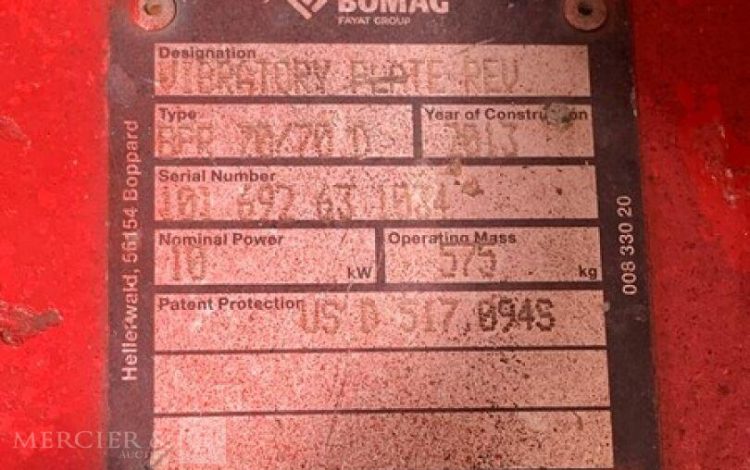 BOMAG BPR 70/70 D  46MAM72025