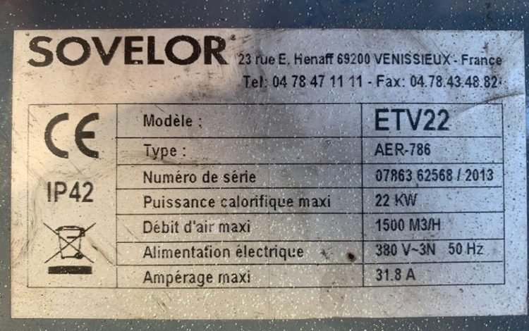 SOVELOR ETV22 / AER-786  39MAM72025
