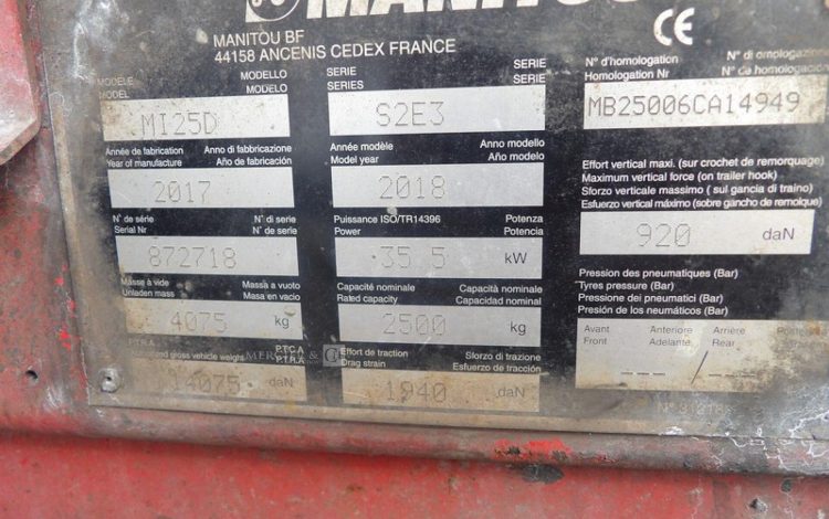 MANITOU MI25D  2735421