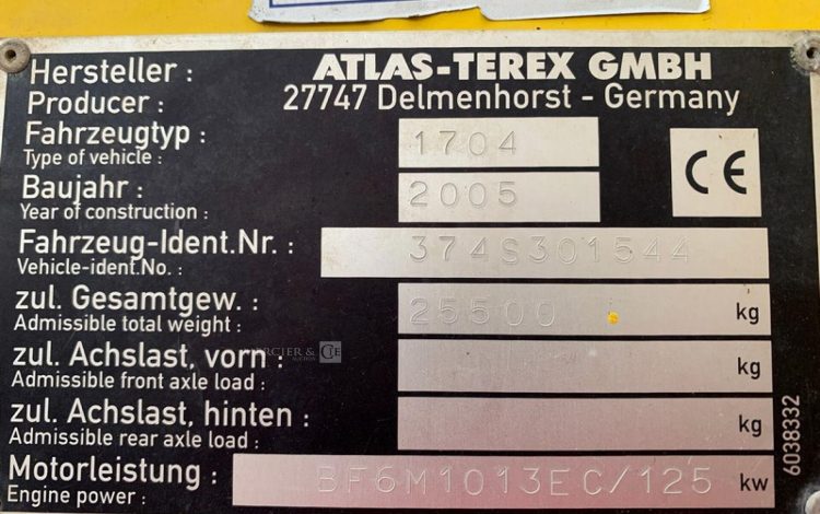 ATLAS 1704 MOBIL  301544
