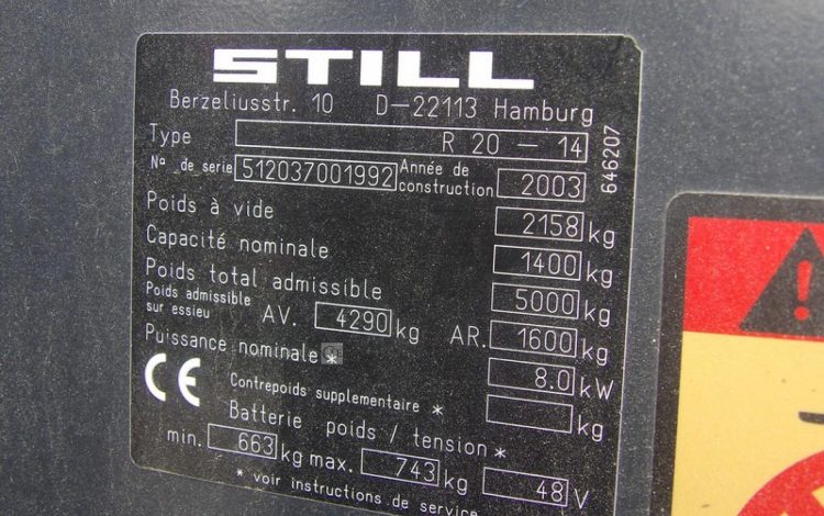 STILL R20-14  R20-14
