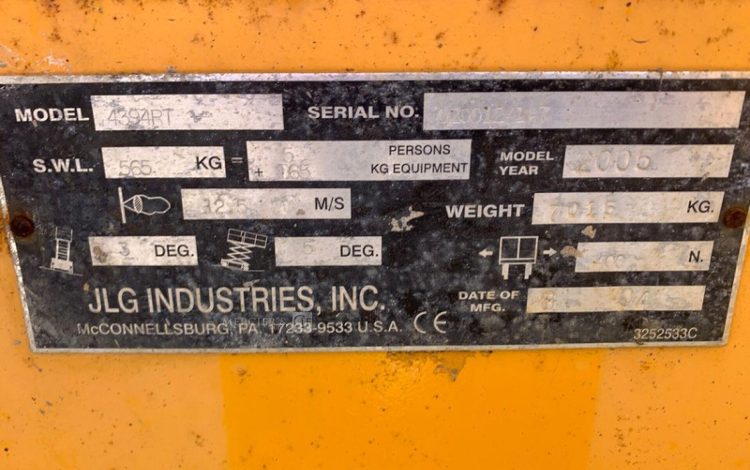 JLG 4394 RT  2293