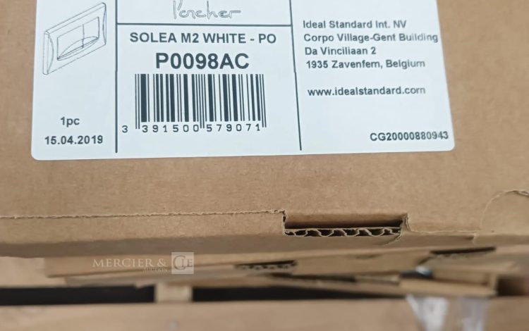autre Lot de 10 Plaque de déclenchement Solea M2 White , marque PORCHER Ideal Standard  712
