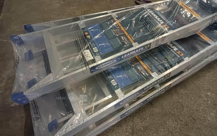 autre Lot de 5 échelles en aluminium, combinée 3 en 1 multi-usage LEANSAFE X3 , marque  732