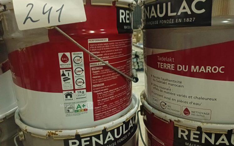 autre Lot de 12 sceaux de Tadelakt Terre de Maroc , couleur blanc à teinter, chaque sc  736