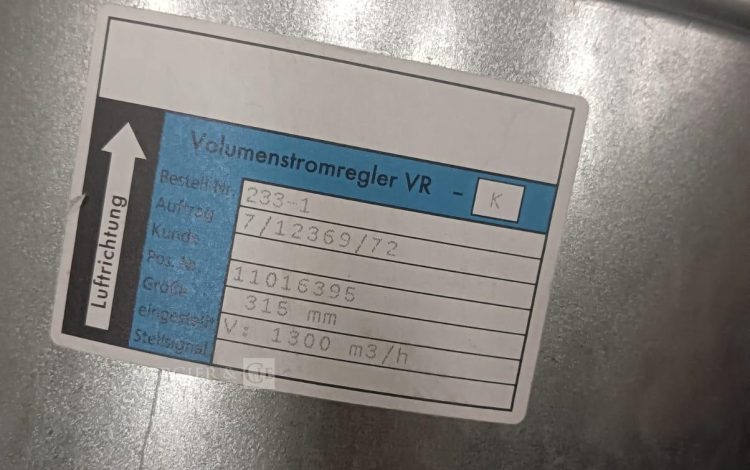autre Lot de 3 régulateur de débit volumique , 233-1 , 315mm  750