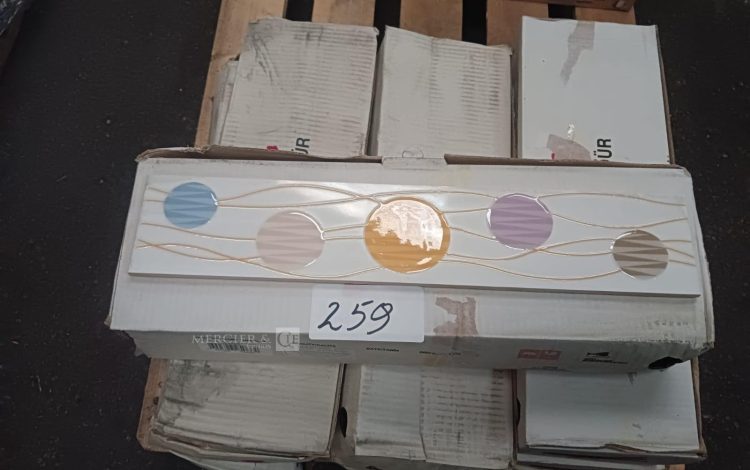 autre Lot de 100 bordures de 10cm x 50cm , couleur Paris Curry Circle  753