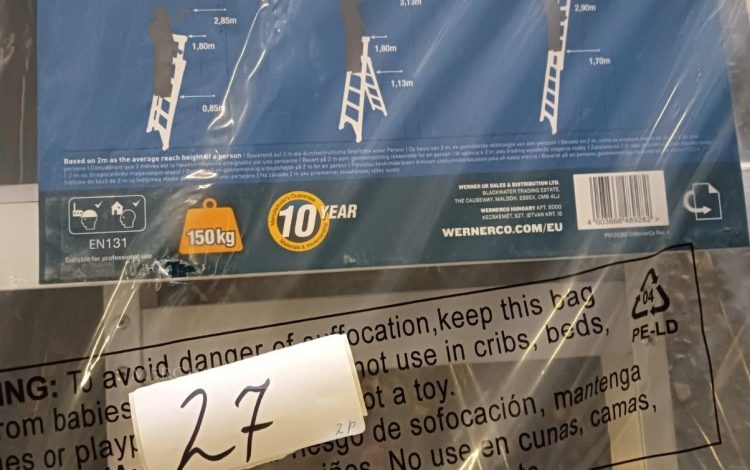 autre Lot de 2 échelles en aluminium, combinée 3 en 1 multi-usage LEANSAFE X3 , marque  526