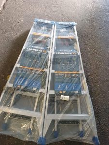 autre Lot de 2 échelles en aluminium, combinée 3 en 1 multi-usage LEANSAFE X3 , marque  527