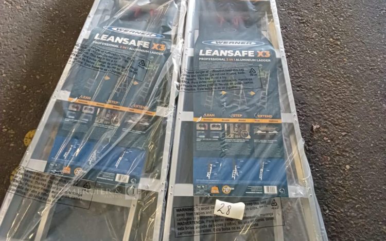 autre Lot de 2 échelles en aluminium, combinée 3 en 1 multi-usage LEANSAFE X3 , marque  527