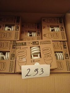 autre Lot d’environ 1000 ampoules 15W , 815 lumens , culot E27 , F light  787
