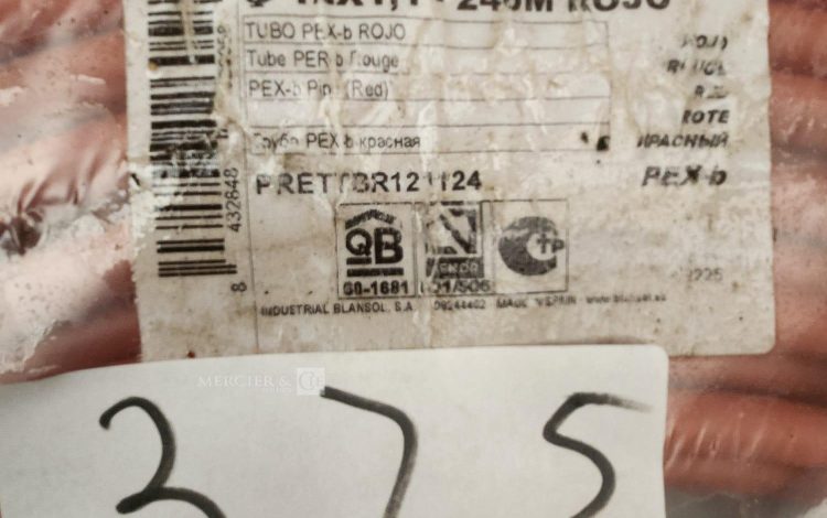 autre Lot de 3 couronnes PEX-b rouges  Ø12 x 1,1 mm  240 m  375
