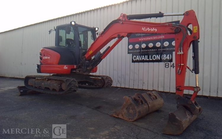 KUBOTA MINIPELLE U 55-4 KE LUXE – 1924H – AN 2019 ORA 56259
