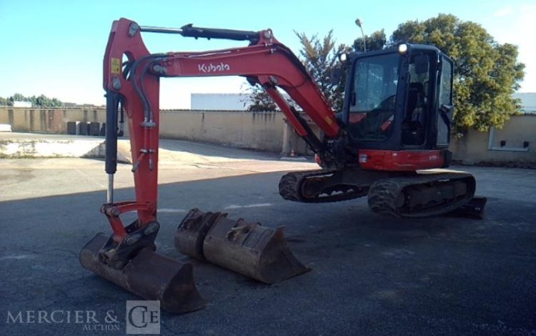 KUBOTA MINIPELLE U 55-4 KE LUXE – 1924H – AN 2019 ORA 56259