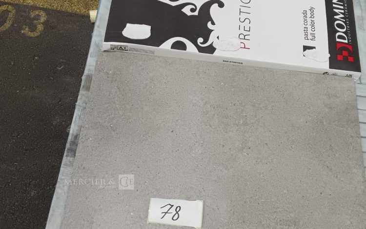 autre Lot d’environ 46,08m2 de carrelage de 60x60cm Prestige , couleur gris  575